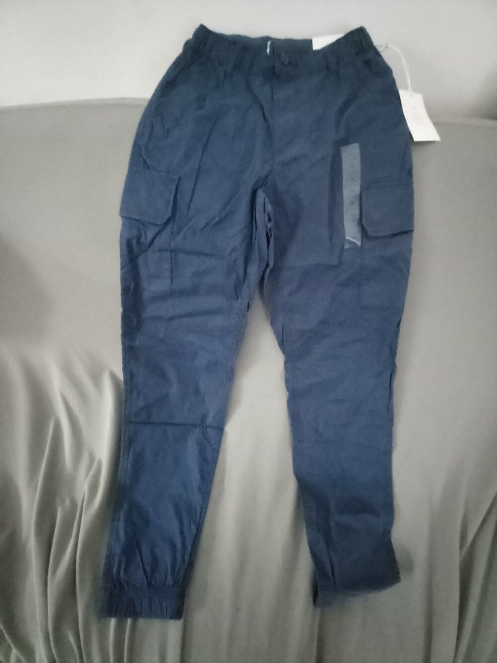 Free Assembly E-waist Cargo Jogger XS NWT Blue Womens